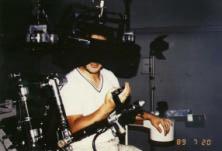 To use augmented reality in the control of a slave robot, a calibration system using image measurements was proposed for matching the real environment and the environment model [6,7].