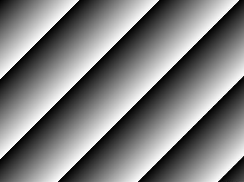 Features Test Image 1 - Fixed Diagonal Gray Gradient (8 bit) The 8 bit fixed diagonal gray gradient test image is best suited for use when the camera is set for monochrome 8 bit output.