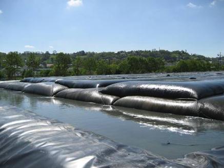 Dewatering by drainage bags The implementation of this technique is preferred in the following cases: