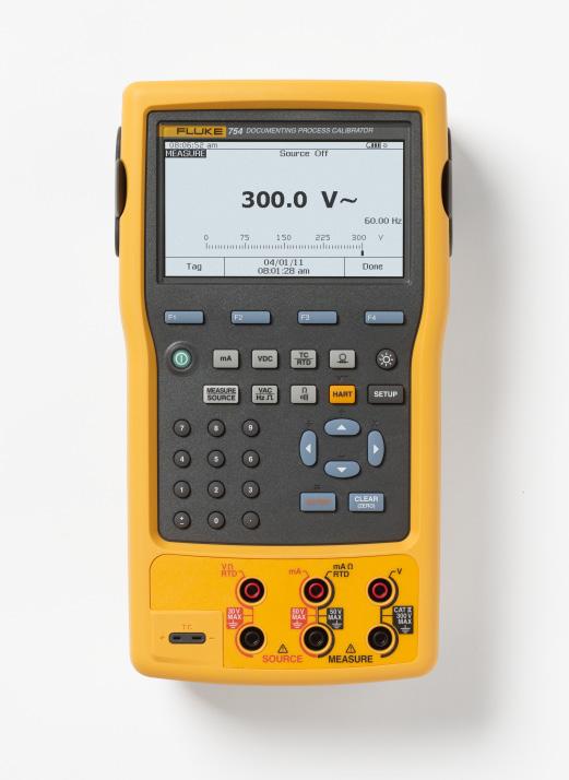 HART applications Fluke 754: The HART calibrator that is easy to use.