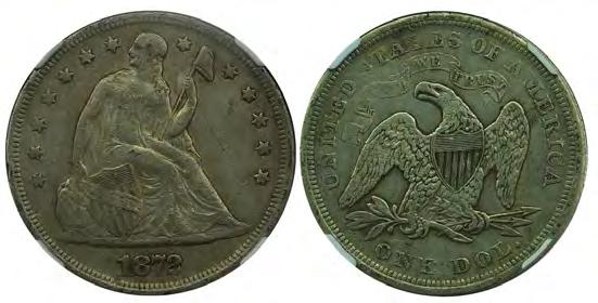 1878 7TF, 1878-S, 1880(3), 1887-O, 1889-O, 1890-O, 1891, 1892- O and 1896. Fine to EF, avg VF, cpl clnd. 11 coins. 269P. 1878 8TF variety.