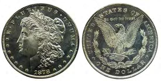 Hairlined reflective AU-Unc, cpl rim nicks smoothed and toned VG/G. 2 coins. 269 277 264P. 1872.