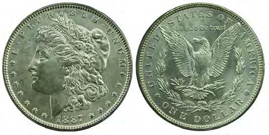 PCGS MS65, early green holder, remarkably fresh and lustrous with delicate splashes of toning.