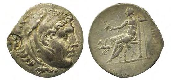 798P. -. CILCIA. SOLOI(?). Circa 4th Century BC. AR Stater (21mm, 10.1g) Hd of Aphrodite r., hair in spherdone within beaded border; Rx: Hd of bearded satrap r., wearing helmet.