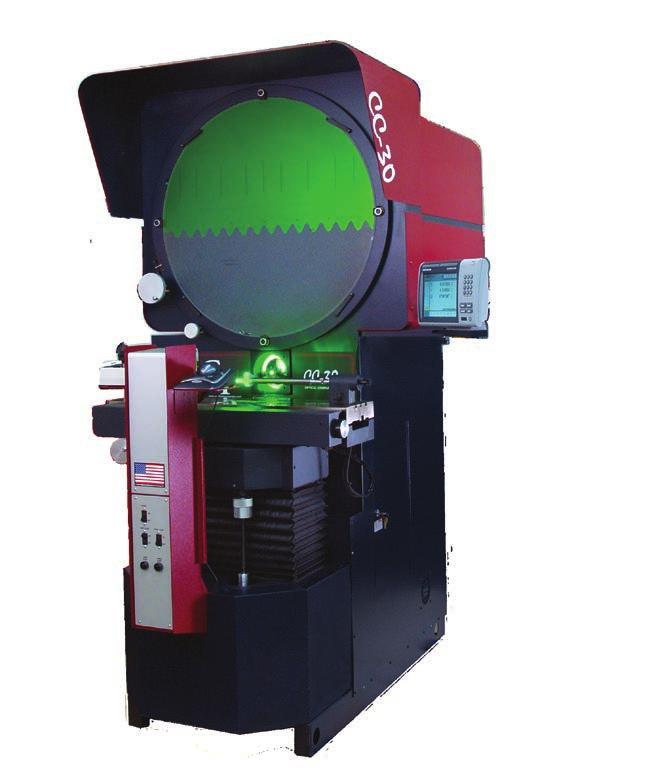 benchtop comparator, offering motorized stage travel, an ultra-stable composite base