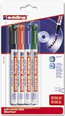 edding 8400/4 cd/dvd/bd markers 4-8400-4-1 Contents: 4x edding 8400. Colour:. edding 8400/4 cd/dvd/bd markers 4-8400-4-1999 Contents: 4x edding 8400. Colours: - assorted.