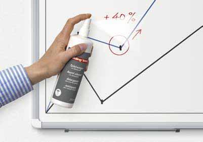 Contents: 250 ml. Bottle of 1. 4-BMA1 edding BMA 2 board eraser For dry-wiping of whiteboards.