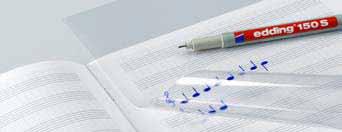 Non-permanent pens Ideal for writing on acetate film, including OHP film and many other materials, including glass.
