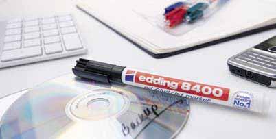 CD/DVD/BD markers Ideal for the labelling of CDs, DVDs and Blu-ray discs.
