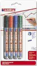 Educating and Presenting edding 360/1 whiteboard marker 4-360-1-1 Contents: 1x edding 360. Colour:. edding 360/4 whiteboard markers 4-360-4-1999 Contents: 4x edding 360. Colours: - assorted.