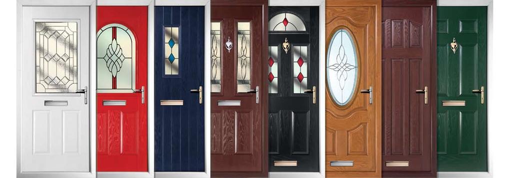 door styles and colour options A small selection of the thousands of options to be found on www.frontdoors.uk.