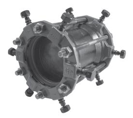 30 1 660 Transition and reducing couplings available in sizes 14" through 36", contact factory for more information. RCPP FOR C900, IPS PVC, STEEL, C909</br> Nominal Catalog Number O.D.