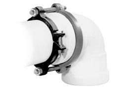 Uni-Flange offers the fastest, most economical and reliable method of restraining PVC pressure fittings with the Series 1360.