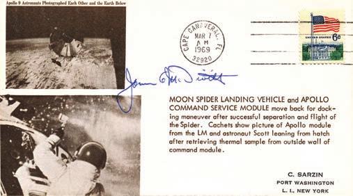 SP(A15)08A 450 375 1971 US Space Achievements cover with a Kennedy Space Center 2nd