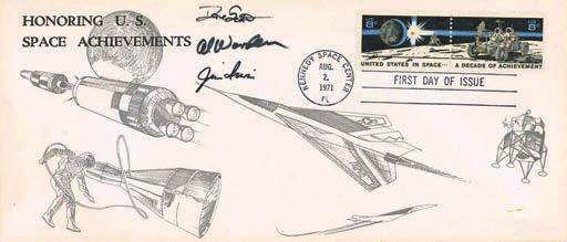 SP(A07)08A 350 275 US Space Achievements cover with Kennedy Space Center 2nd August