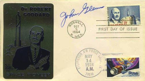 SP(M06)02A 175 140 Dr Robert Goddard, Space Pioneer cover with 5