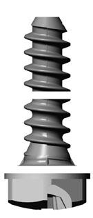 The screws The following criteria are integral to final development of a self-forming, self-cutting fastener: n Head shape and drive n Support and power transmission n Thread cutting geometry n