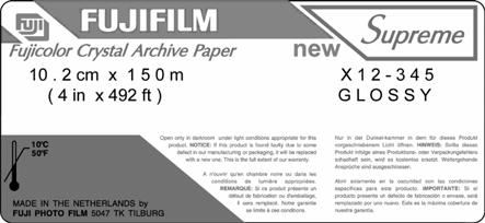 FUJIFILM PRODUCT INFORMATION BULLETIN 12. MARKINGS (BOX/BAG/EMULSION NUMBERS) 12-1 Box Markings 12-3 Emulsion Numbers Emulsion numbering will be in ascending order from X01 at introduction.
