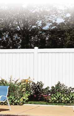 QUALITY A superb fence made by experts in vinyl fabrication, backed by more than 30 years of experience in fencing.