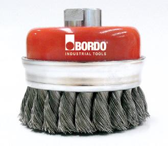 Stainless Steel Wire Stainless wire scratch brushes are primarily used for metal ﬁnishing on smooth surfaces such as