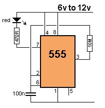 Designed by Franz Bachler, this arrangement has never been presented before: LED FLASHER with LDR This circuit uses the