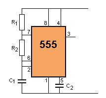 13. PIN 3 - THE OUTPUT PIN The output of the 555 does not rise to rail voltage or fall to 0v. The actual value of the HIGH and LOW will depend on the supply voltage and the load on the output.