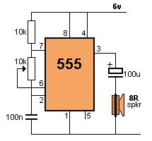 Here are some mistakes to avoid: 1. Pin 7 gets connected to the 0v rail via a transistor inside the chip during part of the operation of the 555.