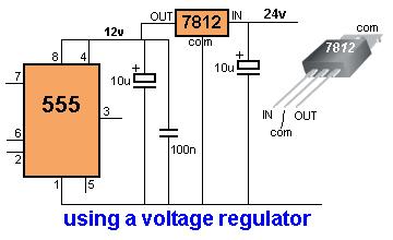 Up to 500mA: The next circuit will allow up to 500mA. The transistor will need to be placed on a large heatsink. It is an emitter-follower-regulator transistor and can be used with a 400mW zener.
