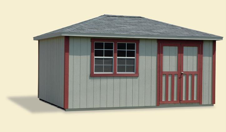 This type of roof is also good for sunny locations. Hampton Hampton Above: Pinecone siding, Black roof, Cottonwood trim.