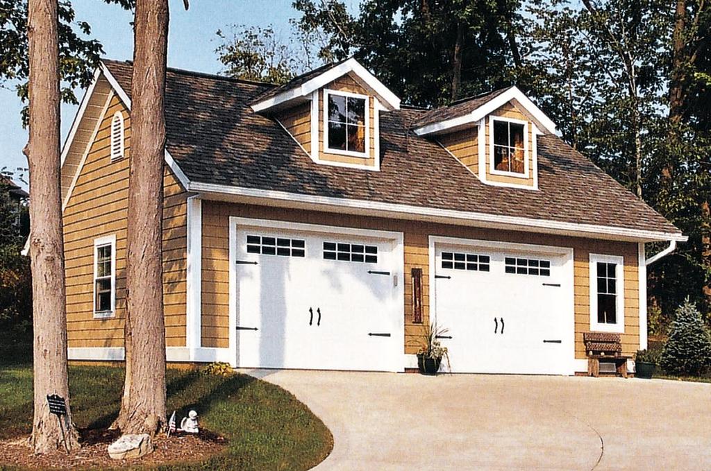 Whether the perfect addition is an enclosed garage or a separate space for your collector cars, our garages are available to suit your needs.