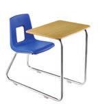 These desks offer sturdy, self-standing frames with die-formed, 16-gauge, steel top supports welded to 1 1 8",