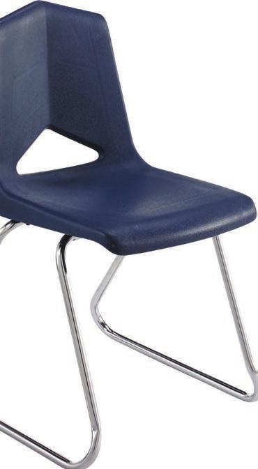 The colorful shape and proportions of the 1100 Stack Chair can be found in early childhood, grade school and high school classrooms nationwide.