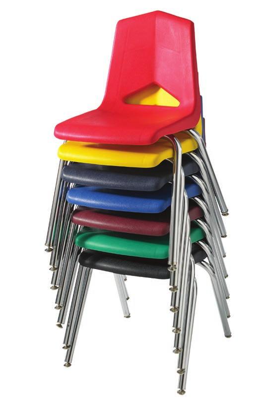correct seating posture, the 1100 chair is available in 7 seat heights a size for every student!