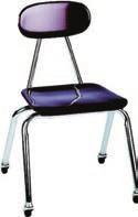 A variety of glide options suit any floor surface. Choose mobile chair styles for added flexibility.
