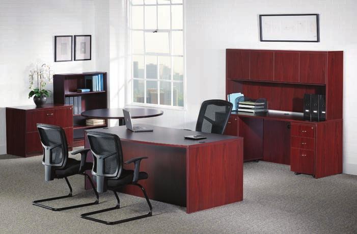 hutches, returns, file cabinets, conference tables, bookcases