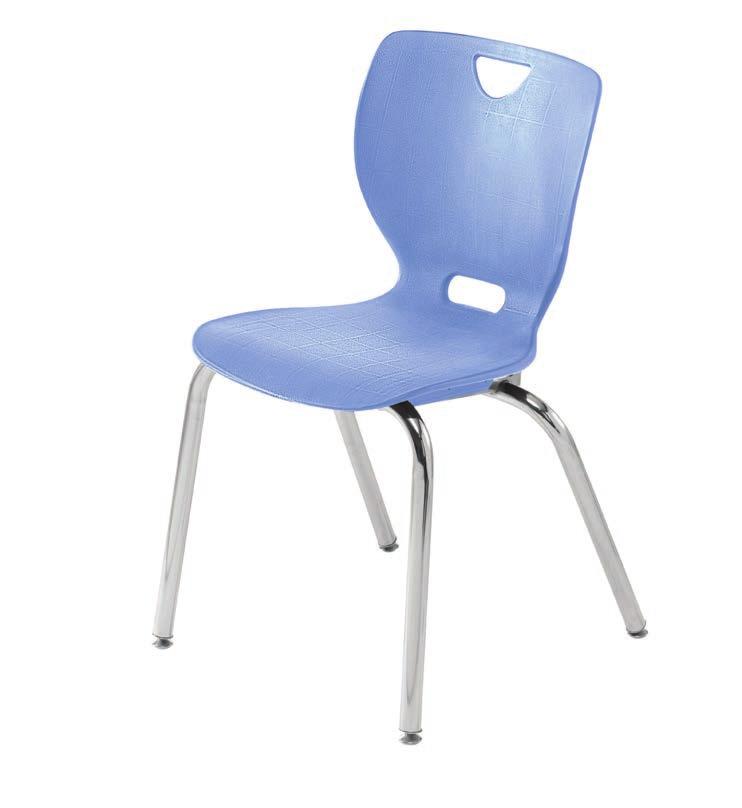 Four Leg Chair with Casters Includes 2" diameter, hooded swivel