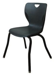Molded indentations on the sides of the chair make these chairs easy to