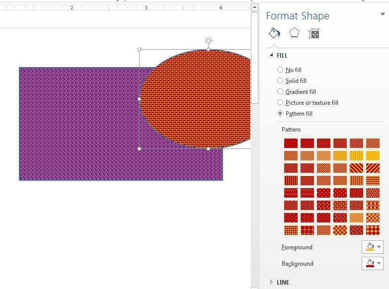 Lesson 3: The Office Drawing Tools Hold down the Shift key and keep it down while clicking on the oval shape and then on the rectangle shape Notice that you can see the handles around both shapes now.
