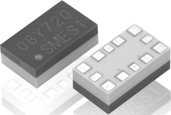 RF MEMS Switch Miniature, 10 GHz Band (typical) SPDT (transfer contacts) RF MEMS Switch Superior high-frequency characteristics at 10 GHz typical/8 GHz rated (50 Ω) Isolation of 30 db Insertion loss