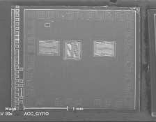 Chapter 6 "Measurement Results" Figure 6-28. SEM of 3DOF IMU chip and gyroscope.