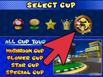 3 Options: Shine-thief, Bob-omb Blast, Balloon Battle After the type of play has been selected, characters and vehicles are selected via another menu screen.