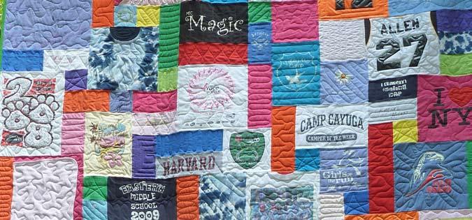 Why should I have a T-shirt quilt made by Too Cool T-shirt Quilts? If you have been researching T-shirt quilts, you know that most companies use one standard size block.
