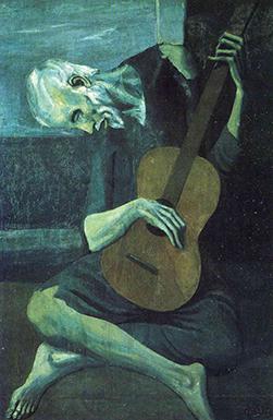 Pablo Picasso 4 These are the styles Picasso is known for; they are called periods: Blue Period He painted poor, sad people using nearly monochromatic blue and cobalt, only occasionally