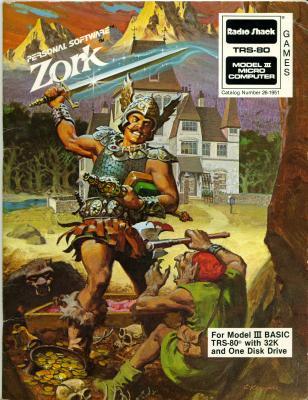 (a) The original Zork cover (b) Zork on the Commodore 64 Figure 1: Zork was one of the first adventure games Rooms The rooms (or areas) of the game should be read from a (text)