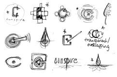 Thumbnail sketches: (By hand) While you are doing your type treatments you should be coming up with ideas for the symbol for your logo.