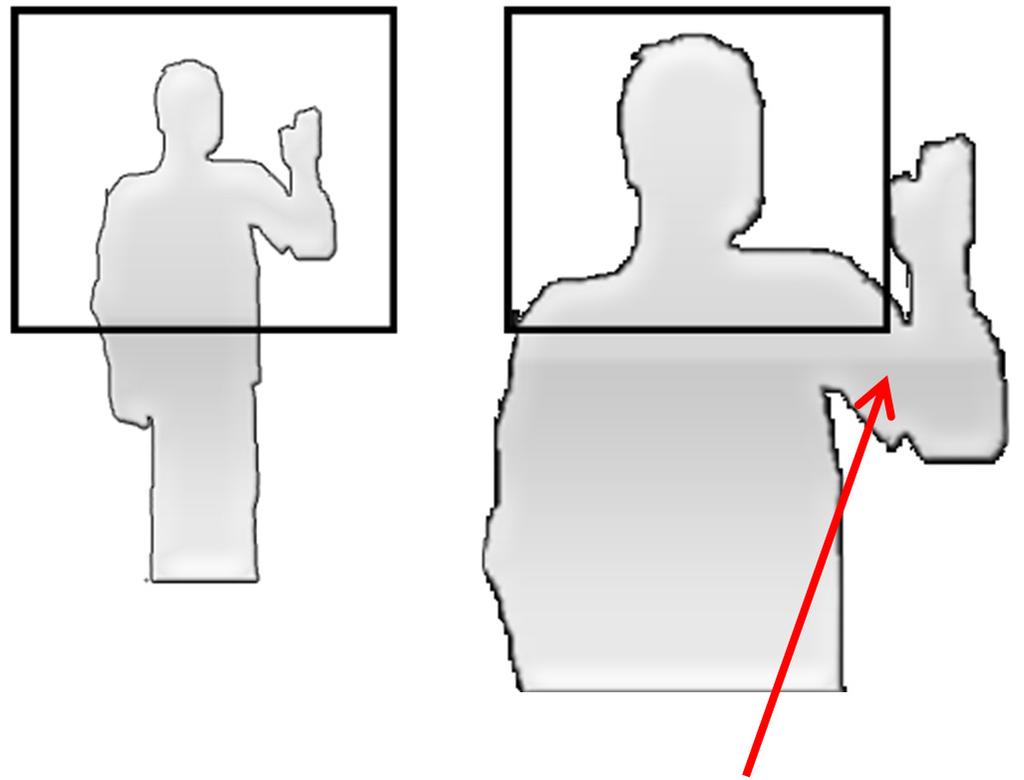 Chapter 4. Head gesture interface 54 Figure 4.1: Hands may go outside the field of view of the camera.