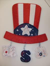 March 24 th, 1:00pm or 6:30pm Star Spangled Greeter Wall Hanging You will be ready to show your support with a patriotic wall hanging.
