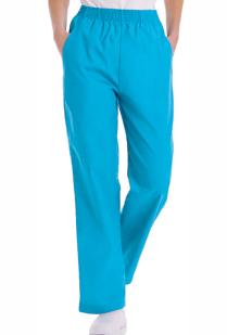 Item # 8320 Slim fit low rise flare pant with side seam pockets,