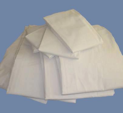 NO IRON T-180 LINENS 50/50 Blend 180 thread count sheets Made in major mills including 1888 and Thomaston Fitted Sheets Size: 36X80 Item #