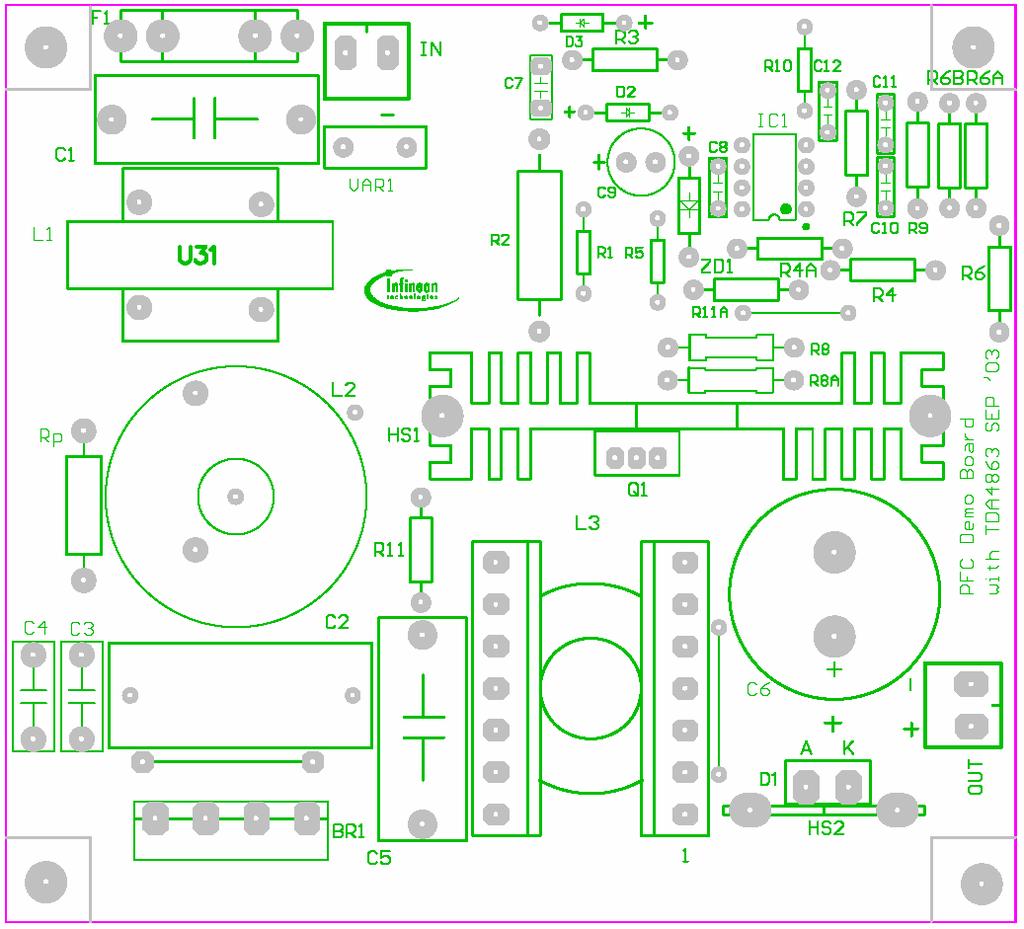 6 PCB layout top